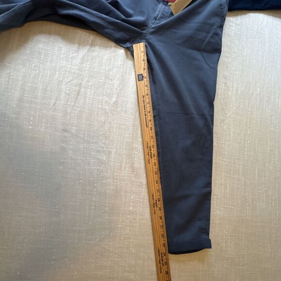 NWT -  WOOLRICH Dark Cobalt Blue Sunday Chino Ankle‎ Pants Women’s Size 10 $79 - Picture 9 of 12
